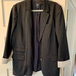 Gap Pinstripe Blazer